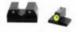 Trijicon HD XR Night Sight Set Yellow Front Outline, FNH NX-45 and FNP-45 Md: FN603-C-600890
