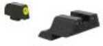 Trijicon HD XR Night Sight Set Yellow Front Outline, for Glock 42 and 43 Md: GL613-C-600845