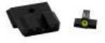 Trijicon HD XR Night Sight Set Yellow Front Outline, Smith & Wesson Shield .40, .45, and 9mm Md: SA639-C-600