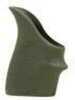 Hogue Grips HandAll Beavertail Fits S&W M&P Shield 45 Kahr P9/P40/CW9/CW/403 Rubber Finger Grooves OD Green 18301