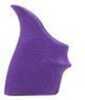 Hogue Grips HandAll Beavertail Fits S&W M&P Shield 45 Kahr P9/P40/CW9/CW/403 Rubber Finger Grooves Purple 18306