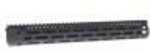 Troy Industries 15.125" SOCC Low Pro Battle Rail, Black Md: SRAI-SR1-15BT-00