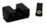 Truglo Tritium Pro Sight Fits Glock 17 17L 19 22 23 24 26 27 33 34 35 38 39 Large White Focus-Lock Ring on Front &