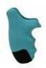 Hogue S&W J Frame Round Butt Grip Centennial/Body Guard Rubber Tamer Aqua Md: 60024