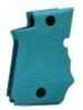 Hogue Sig P938 Rubber Grip Ambidextrous, with Finger Grooves, Aqua Md: 98084