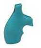 Hogue Rubber Grip for S&W J Frame, Round Butt, Bantam, Aqua Md: 61004