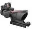 Trijicon 4x32mm ACOG Dual Illumination Scope - Red Chevron .223 Ballistic Reticle, 3.25 MOA RMR Type 2 Sight, TA51 Mount