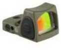 RMR Type 2 Adjustable LED Sight - 1.0 MOA Red Dot Reticle, Cerakote Flat Dark Earth Md: RM09-C-70074