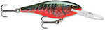 Rapala Shad Lure Freshwater Size 08 3 1/8" Length 8-15 Depth Red Crawdad Package of