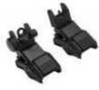 Vism Pro Series AR Flip Up Sight Front and Rear, Black Md: VMARFLC