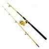 Fin-Chaser Spinning Combo 40 Reel Size 1BB Bearings 8 Length 2pc 1/4-1 1/2 oz Lure Rate Ambidex