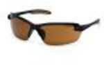 Safety Products Carhartt Spokane Glasses Sandstone Bronze Lens with Black Frame Md: CHB318D