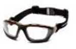 Safety Products Carhartt Carthage Glasses Clear Anti-Fog Lens with Black/Tan Frame Md: CHB410