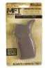 Engage AR15/M16 Pistol Grip Finger Grooves and Oversized Palm Swell, Scorched Dark Earth