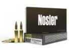 6.5 Creedmoor 20 Rounds Ammunition Nosler 120 Grain Copper