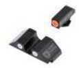 Night Fision Perfect Dot Sight Set for Glock 17/17L/19/22-28/31-35/37-39 Orange Front U White Rear with Green Triti