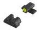 Night Fision Perfect Dot Sight Set Sauer .40 S&W & .45 ACP Caliber P-Series Front U Rear Yellow with