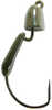 Z-man Finesse Bulletz Jighead Freshwater, 1/6 oz, #1 Hook, Green Pumpkin, Package of 3