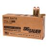 9mm Luger 50 Rounds Ammunition Sig Sauer 124 Grain Full Metal Jacket