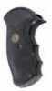 Pachmayr Grip Gripper Fits S&W K/L Frame Round Butt with Finger Grooves Black 3266