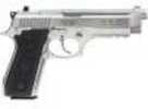 Taurus PT92 Pistol 9mm Luger Fixed Sights 5" Barrel 17+1 Rounds Stainless Steel Finish Rubber Grips 192015917