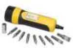 Wheeler Fat Wrench Tool Adjustable Torque Settings from 5-60lbs 10 Bit Set Black/Yellow 553-556