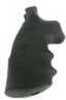 Hogue Grips Rubber Black S&W K/L Rnd Butt To Sq Conversion 19002