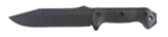 KABAR Becker Combat Utility Fixed Blade Knife 1095 Cro-Van/Black Plain Clip Point Codura Sheath 7" Black Grivory Box Bk7