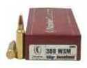 300 Winchester Short Magnum 20 Rounds Ammunition Nosler 180 Grain Ballistic Tip