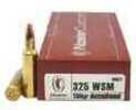 325 Winchester Short Magnum 20 Rounds Ammunition Nosler 200 Grain Ballistic Tip