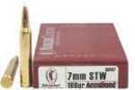 7mm Shooting Times Westerner Magnum 20 Rounds Ammunition Nosler 160 Grain Ballistic Tip