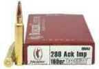 280 Rem Ackley Improved 20 Rounds Ammunition Nosler 160 Grain Soft Point