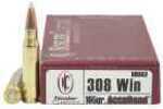 308 Winchester 20 Rounds Ammunition <span style="font-weight:bolder; ">Nosler</span> 165 Grain Ballistic Tip