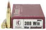 308 Winchester 20 Rounds Ammunition Nosler 165 Grain Ballistic Tip