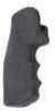 Hogue Grips Monogrip Colt Python Finger Groove Rubber Black 46000