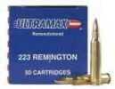 223 Remington 50 Rounds Ammunition Ultramax 55 Grain Full Metal Jacket