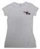 Pistols and Pumps Short Sleeve Bella T-Shirt White, Large PP100-WH-L