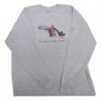 Pistols and Pumps Long Sleeve 50/50 T-Shirt Ash Grey, Small PP102-AG-S
