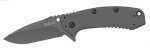 Kershaw Cryo Folding Knife/Assisted 8Cr13MOV/Titanium Carbo Nitride Coating Plain Clip Point Thumb Stud/Flipper/Pocket C