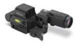 EOTech Holographic Hybrid Sight Side Button Non-Night Vision Compatible 65 MOA Ring And Two 1 Dots Black EXPS2