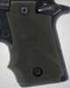 Hogue Sig P238 Grips Rubber w/Finger Grooves Olive Drab Green 38001