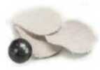 Thompson/Center Arms Cotton Patches, Prelubricated (Per 100) .45 & .50 Caliber 7043