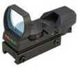 Truglo Dual Color Open Red Dot Black Multiple Reticle TG8360B