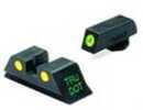 Meprolight Tru-Dot Sight Fits Glock 17 19 22 23 Green/Yellow 0102243201