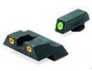 Mako Group for Glock - Tru-Dot Sights G26 & 27 Green/Orange Fixed Set ML10226 O