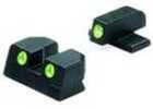 Mako Group Springfield - Tru-Dot Sights XD 9mm & .40 Green/Green Fixed Set ML11410