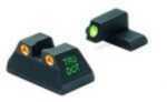 Mako Group Heckler & Koch - Tru-Dot USP Full Size .40&. 45 ACP Green/Orange Fixed Set ML11516 O