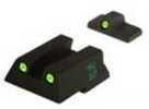 Meprolight Tru-Dot Sight Fits HK45 HK45C HK-P30 HK-P30L Green/Green Fixed 0115453101