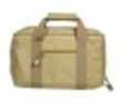 NCSTAR Discreet Pistol Case Nylon Tan Two Padded Handgun Compartments Six Elastic Magazine Loops Carry Handle CPT2903