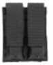 NCSTAR Double Pistol Magazine Pouch Nylon Black MOLLE Straps for Attachment Fits Two Standard Capacity Stack